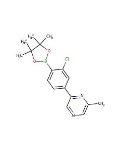 Astatech (2-CHLORO-4-(6-METHYLPYRAZIN-2-YL)PHENYL)BORONIC ACID PINACOL ACID; 0.25G; Purity 95%; MDL-MFCD28506244
